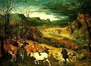 Pieter Bruegel boskapen drivs hem Germany oil painting artist